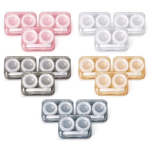 15PCS Contact Lens Applicator & Remover Tool, Portable Case Set