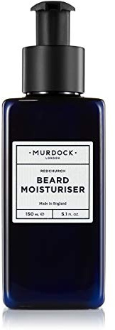Murdock London Natural Beard Moisturiser with Aloe Vera - Hydrating Beard Lotion Made of Natural Oil for Dry Facial Hair - 150ml