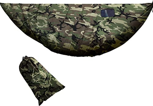 Onewind Premium Hammock Wind Sock, Lightweight Wind-Resistant Underquilt Protector for Winter Protection, Camouflage