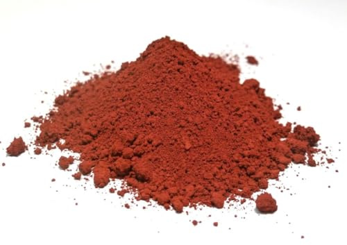 rent järnoxid, min. 97,5 %, rött, pulver, dijärnrioxid, järn(III) oxid, micronized Alpha-Fe2O3, CAS-nummer: 1309-37-1 (20 kg påse)