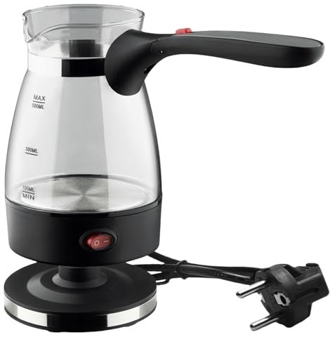 Macchina da caffè turca elettrica: 600 ml, caffè turco, caffettiera turca, caffettiera turca, teiera, caffettiera per caffè espresso, da campeggio, caffettiera turca, caffettiera turca