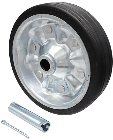 trailer parts4u Kit de réparation pour roue de remorque automatique 200x50 500kg compatible avec Alko, Knott, Winterhoff, etc. Roue de rechange avant/arrière, roue de support, roue