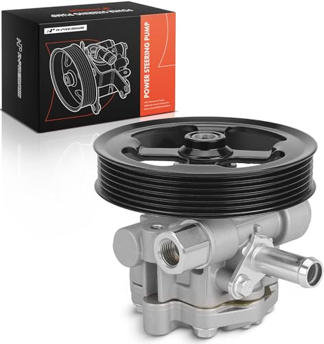 A-Premium Power Steering Pump, with Pulley, Compatible with Chrysler 200 2011-2014, Sebring 2007-2010 & Dodge Avenger 2008-2014, Journey 2009-2020, 2.0L 2.4L, Replace # 5151016AB
