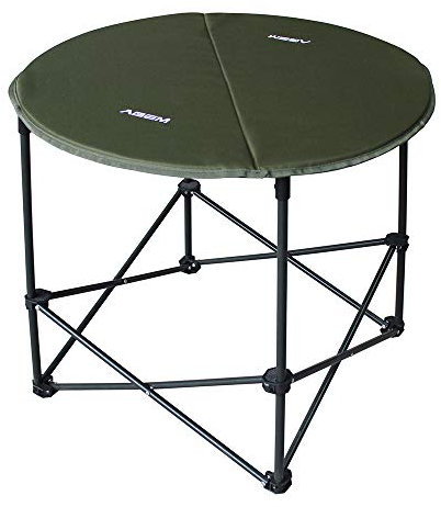 AGEM Campingtisch Rund Klappbar Flatbar Runder Camping Tisch Strandtisch 71x62cm