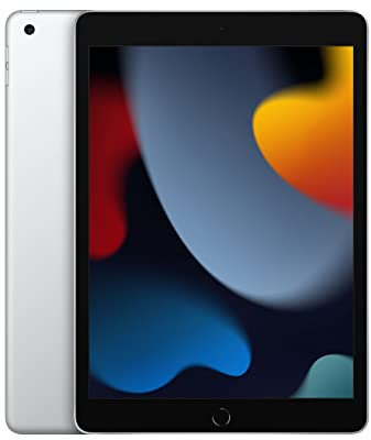2021 Apple iPad (10.2-inch, Wi-Fi, 256GB) - Silver (Renewed)