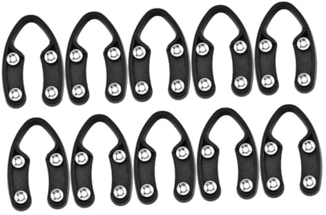 UTHCLO Cortador De Papel De Aluminio Para Vino Resistente y Flexible De Acero Inoxidable, Abridor De Botellas Ergonómico Para Bares y Restaurantes, Pack De 10 Unidades Negras