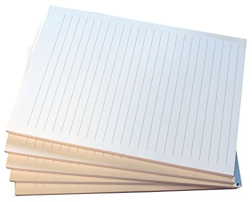 Druckerei Scharlau 3x Notizblocks liniert in Grau - Notizen Linie - 50 Blatt, DIN A5, 50 Blatt, Qualitäts-Offset-Papier 80g/m² (22210)