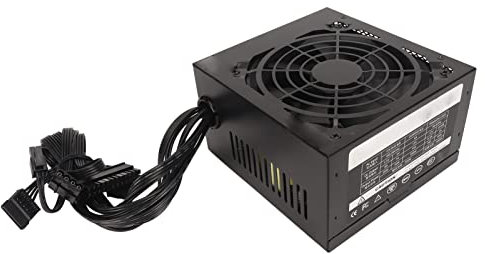 Gaming PC Netzteil, 400 W Modulares Gaming Netzteil mit Lüfterunterstützung, Unabhängige Grafikkarten, Mehrfachschutz, Geräuscharmes Computer Netzteil für für