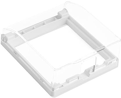 DOITOOL 2 Stück Karton Steckdosenschutzabdeckung Steckdosengehäuse Schalten Schalterschutzabdeckung Auslassabdeckung - Geprüfte Steckdose Hausbedarf Stk Schalterplatte Wasserdichte Box