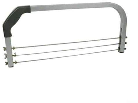 Zilimontt Taglierina professionale a 3 lame, con manico confortevole, fetta per torte, fili di taglio regolabili in altezza, strumento da cucina per torte di compleanno