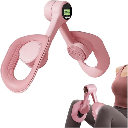 Pelvic Floor Trainer for Women, Inner Thigh Muscle Master Exercise Devices with Counter Gift for Home Workout Equipment for Women Men (F)