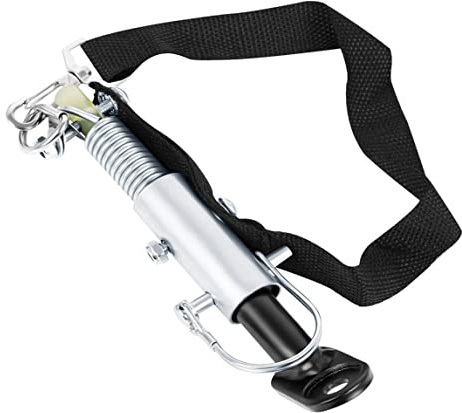 AwnsIMfreien Accoppiatore per Bicicletta, Gancio per rimorchio per Bici Adattatore Universale per Gancio per Bicicletta in Acciaio con Cinturino in Nylon per Bici da Strada, rimorchio