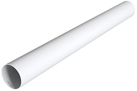 La Ventilazione CTR1100B-Y Tubo per Aerazione Canalizzata Tondo in PVC, 100 mm, Bianco, ø