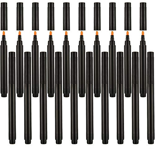 Leinuosen 20 Stück Geldschein Stift Prüfstift für Geldscheine Stift für Falschgeld Rechnung Erkennung