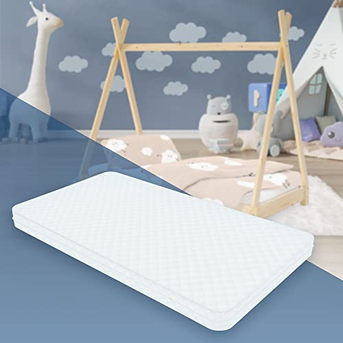 ML-Design Barnmadrass 70 x 140 x 11 cm, testad för skadliga ämnen, Oeko Tex 100 certifierad, babymadrass juniormadrass med dragkedja och tvättbart överdrag, kallskumsmadrass för spjälsäng