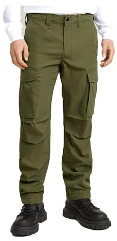 G-Star Men's Core Regular Cargo Pants, Green (shadow olive D24309-D517-B230), 33W / 34L