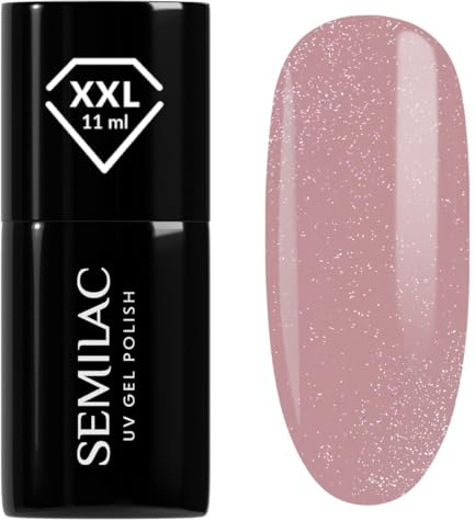 Semilac UV Nagellack Hybrid 320 Shimmer Dust Beige 11 ml