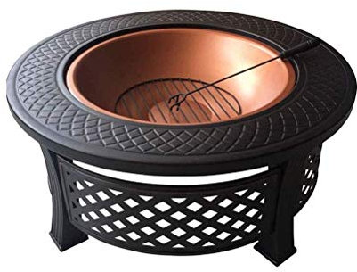 Pozzi del fuoco all'aperto Cesto del fuoco Barbecue all'aperto Barbecue a carbonella Supporto per barbecue in ghisa Ciotola Campeggio Picnic Fuoco esterno Bruciatore a legna Riscaldatore all'aperto