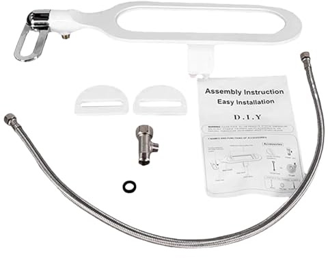 Accesorio de bidé para inodoro, pulverizador no eléctrico de doble boquilla con presión de agua ajustable, accesorios de inodoro, baño, hotel, universidad, escuela, asiento de descarga inteligente