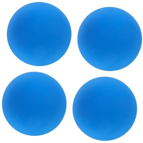 ELEOUTI Set 4 Palline da Squash in Gomma ad Alto Rimbalzo per Allenamento, Palla da Gioco Rimbalzante, Attrezzatura per Sviluppo Riflessi e Coordinazione Mano-Occhio, Uso Indoor