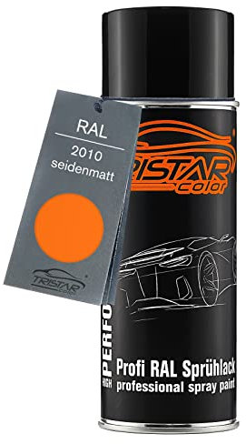 TRISTARcolor RAL 2010 Signalorange Bomboletta spray 400 ml satinato asciugatura rapida
