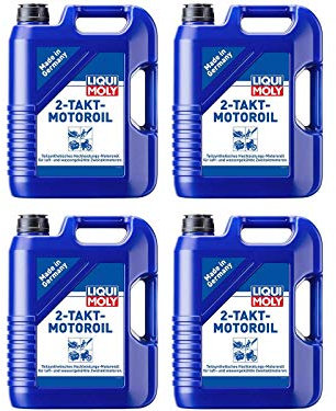 4X Original Liqui Moly 5L 2-Takt-Motoroil 2T Motoröl Motorenöl Öl Oil