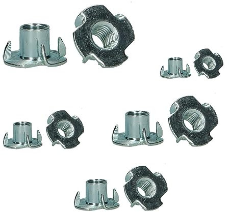 Einschlagmuttern metrisches Gewinde Stahl verzinkt M3 M4 M5 M6 M8 M10 M12 (10 25 100 Stück) (25, M12 x 14 x 27 mm)