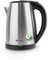 MULIN Wasserkocher 2L Edelstahl (BPA-frei) - 1500W, schnelles Kochen, Automatische Abschaltung & Trockengehschutz, 360° drehbarer Sockel, Wasseranzeige, ideal für Tee und Kaffee