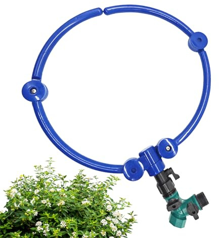 Zyntora Anello Di Irrigazione Per Alberi A Rilascio Lento,Di Irrigazione Robusto | Annaffiatoio Regolabile 360 Gradi Per Piante Esterna Giardino Arbusti Aiuole Cortile
