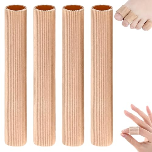GXGM 4 Piezas protectores para talones, protección para el dedo gordo del pie, ajustables recortándolos, previenen las irritaciones, aptos para todo el mundo