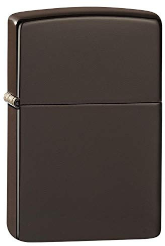 Zippo-stormtändare – Brown Matte, Base Model – Påfyllbar – Återanvändbar – Vindsäker design – Presentask – Tillverkad i USA