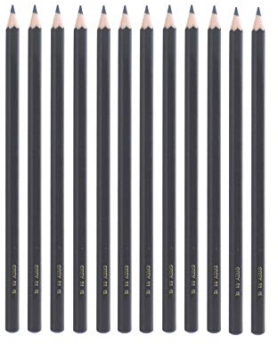 Mandala Crafts 12 Gray Water Soluble Fabric Pencils for Sewing – Washable Transfer Tailor Marking Pencils & Fabric Marking Tool for Embroidery, Quilting, Dressmaking