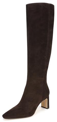 Sam Edelman Sylvia Knee High Boot Chocolate Brown 8 Medium