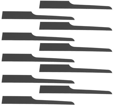 VGOL 10pcs Hojas Sierra Aire 32T Hojas Repuesto para Sierra Cuerpo Aire Hojas Sierra Cuerpo Aire Repuesto Hojas Sierra Cuerpo Aire Central Bimetálicas Herramienta Corte Repuesto Negro