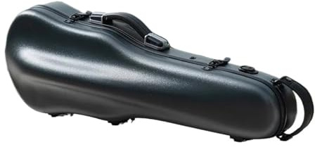 Custodia Rigida Per Violino Grigio Scuro Blu Misura 4/4-3/4 Regolabile In Materiale Composito Leggero