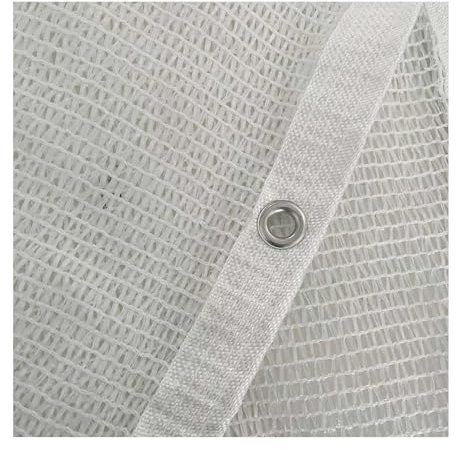 Telo Ombreggiante Bianco al 30% per Serra, Rete Ombreggiante Agricola con Occhielli, Rete Resistente Ai Raggi UV per Serre Giardini Cortili Piscine Piante(2.0x4.0 m)