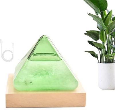 Verre de tempête, baromètres des navires de tempête, station météorologique pyramidale, station météorologique USB, station météorologique des navires de tempête pour décoration.