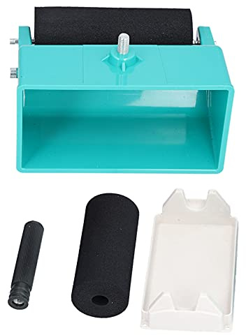 Akozon Rodillo Aplicador de Pegamento Portátil, Herramienta Adhesiva Manual de 320Ml para Carpintería con Material Abs, Ancho de Pegamento de 150Mm