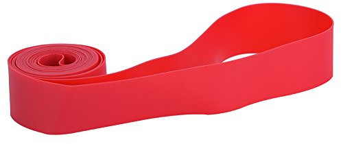 Alomejor Däckfoder 4 storlekar 2 st PVC röd cykeldäck foder anti-punktering cykel däck fälg tejp för mountainbike (26 tum)