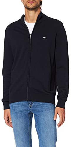FYNCH-HATTON Strickjacke aus Baumwolle mit Stehkragen Navy/XL