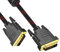 MMOBIEL DVI-Stecker zu DVI-Stecker-Adapter - DVI-D Dual Link zu DVI-D Dual Link - Video Kabel Konverter unterstützt Monitor, PC, TV, Gaming, Projektor - 1080p Full HD 60Hz – Vergoldete Anschlüsse 3m