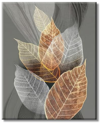 ShengDexin Diamond Painting Erwachsene Groß Bilder 40x50cm Diamant Painting Bilder Blätter Diamond-Painting Geeignet Als Geschenk, zur Entspannung und Wanddeko