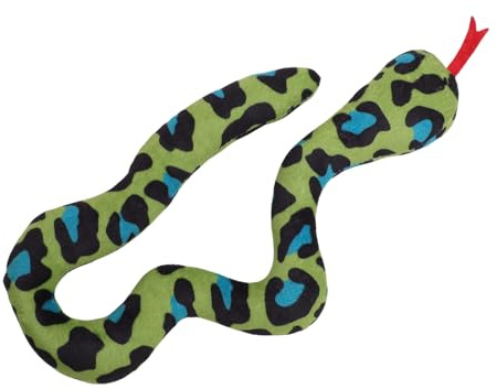 Acouto Cat Catnip Snake Toy Interactive Cat Snake Toy with Catnip, Plush Chew for, Teething Aid for Indoor, Engaging Plaything for Kittens and Adult (Green)