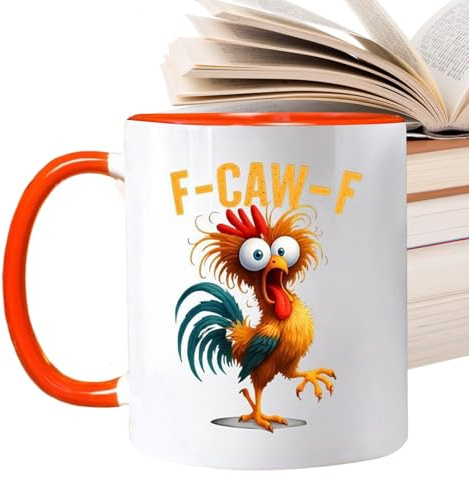 Rolig Kaffemugg Och Höna 350ml Varm Och Kall Dryck
