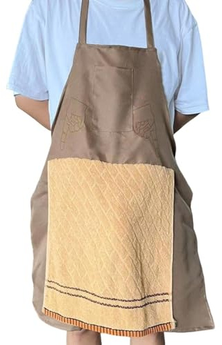73x67x1cm Chef's Prank Förkläde - Prank Roligt Grillförkläde - Surprise Hiding Bakom Handduken - Creative Gag Present