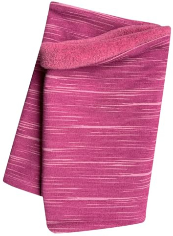 Ullhöna varm flicka linjer slipsjal/halsduk bär/rosa insida fleece 20199003