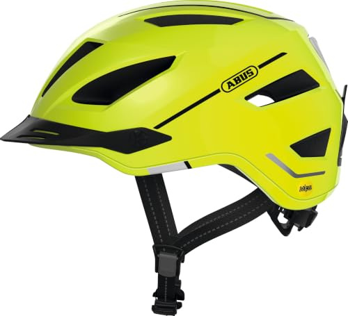 ABUS Pedelec 2.0 MIPS city helmet - bike helmet with rear light, peak, rain cover and MIPS impact protection - for men and women