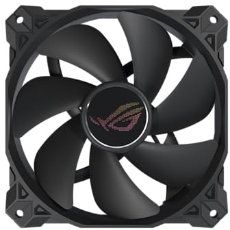 ASUS ROG STRIX XF 120 Ventilateur PWM silencieux à quatre broches pour boitiers PC, radiateurs ou refroidisseurs CPU (120mm)