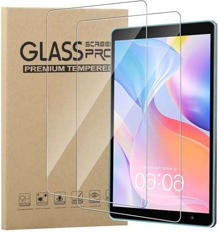 MEMELOKA Protector de Pantalla para Teclast P80T 8 Pulgadas, 2 Piezas[Antiarañazos][Antihuellas][Alta Sensibilidad] 9H Dureza Cristal Templado Teclast P80T