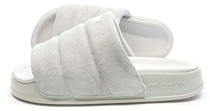 adidas Claquettes Grises Femme Adilette Essential Gris 40-1/2FR
